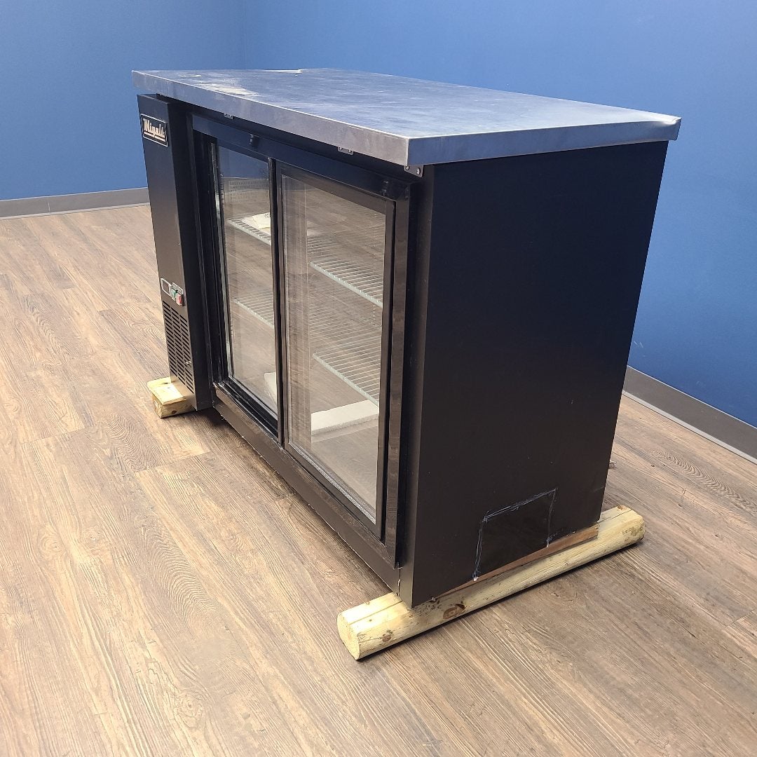 Migali C-BB48SG-HC 48" 2 Sliding Glass Door Back Bar Cooler (Scratch & Dent 2408)