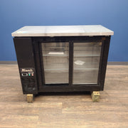Migali C-BB48SG-HC 48" 2 Sliding Glass Door Back Bar Cooler (Scratch & Dent 2904)