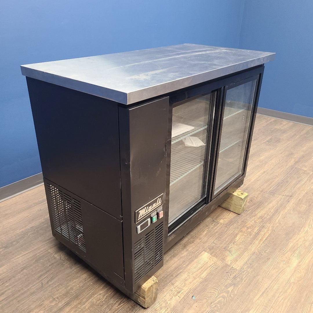 Migali C-BB48SG-HC 48" 2 Sliding Glass Door Back Bar Cooler (Scratch & Dent 2904)