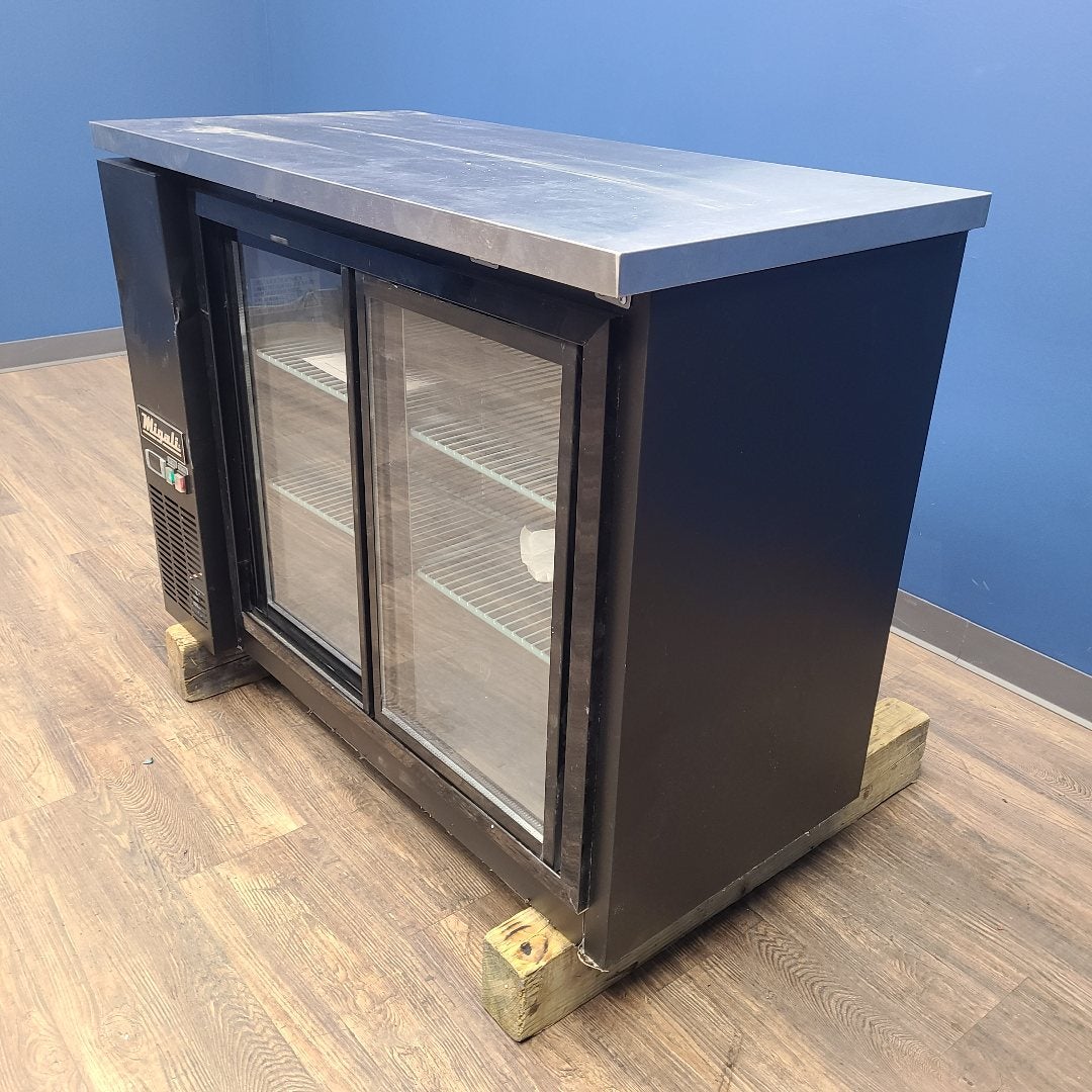Migali C-BB48SG-HC 48" 2 Sliding Glass Door Back Bar Cooler (Scratch & Dent 2904)
