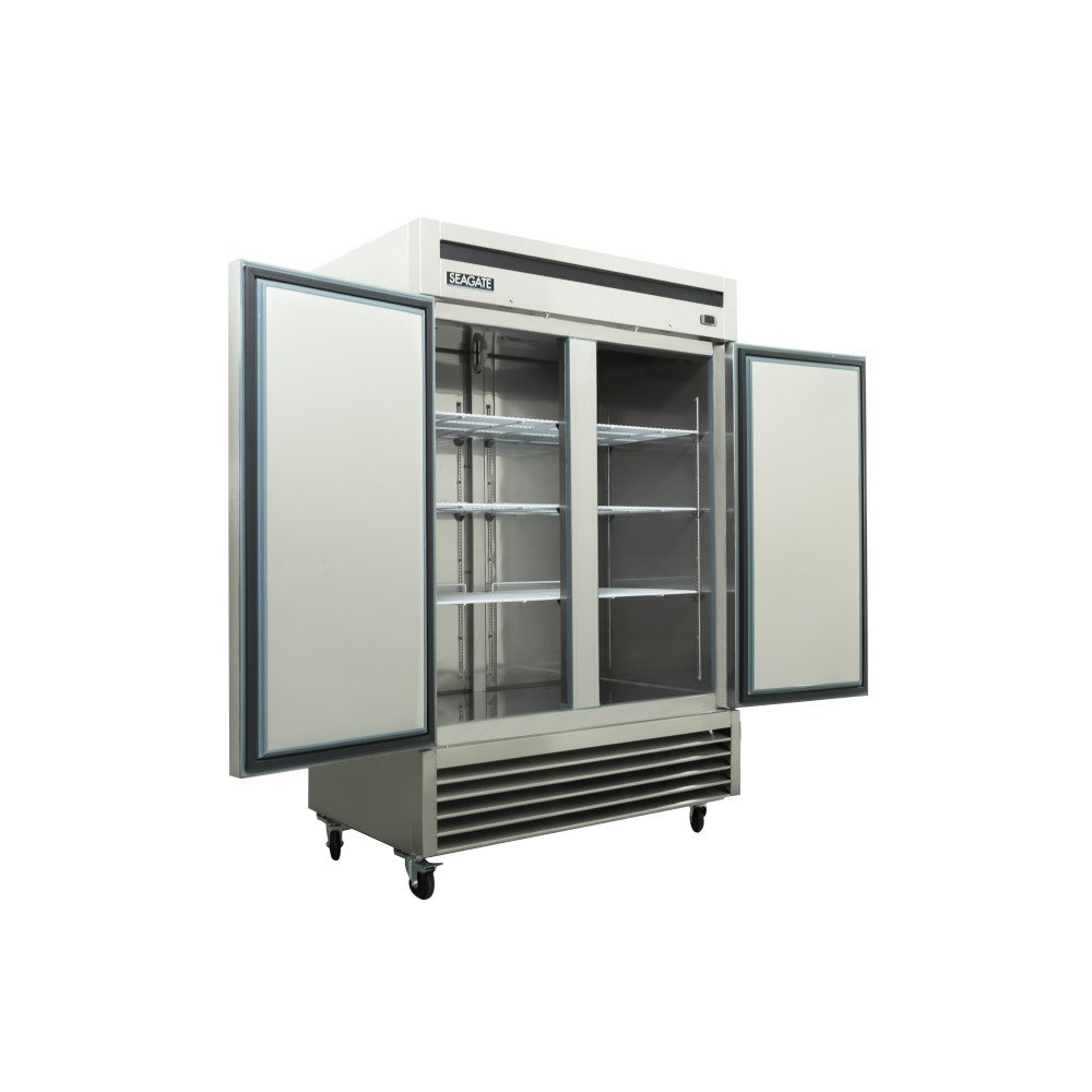 SEAGATE SB54F 2 Door Bottom Mount Reach-In Freezer | 49 Cu. Ft.