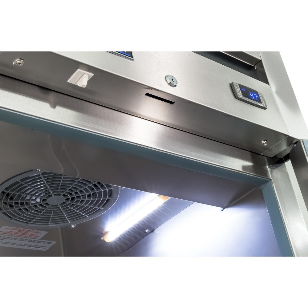 SEAGATE SB54F 2 Door Bottom Mount Reach-In Freezer | 49 Cu. Ft.