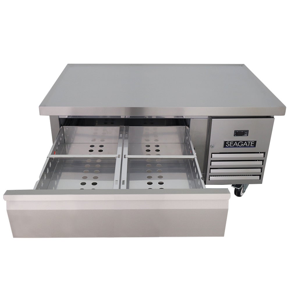 SEAGATE SCBR-62 62" 2-Drawer Refrigerated Chef Base | 8.7 Cu. Ft.