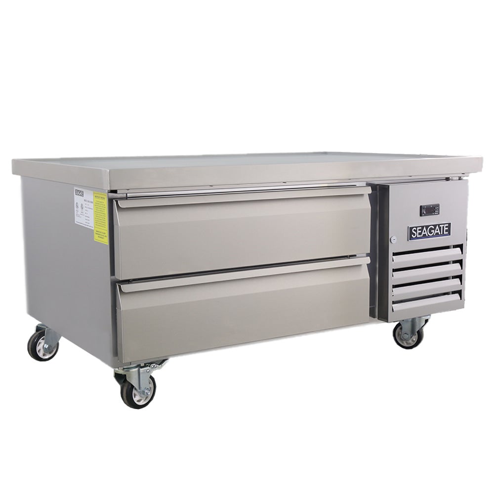 SEAGATE SCBR-62 62" 2-Drawer Refrigerated Chef Base | 8.7 Cu. Ft.