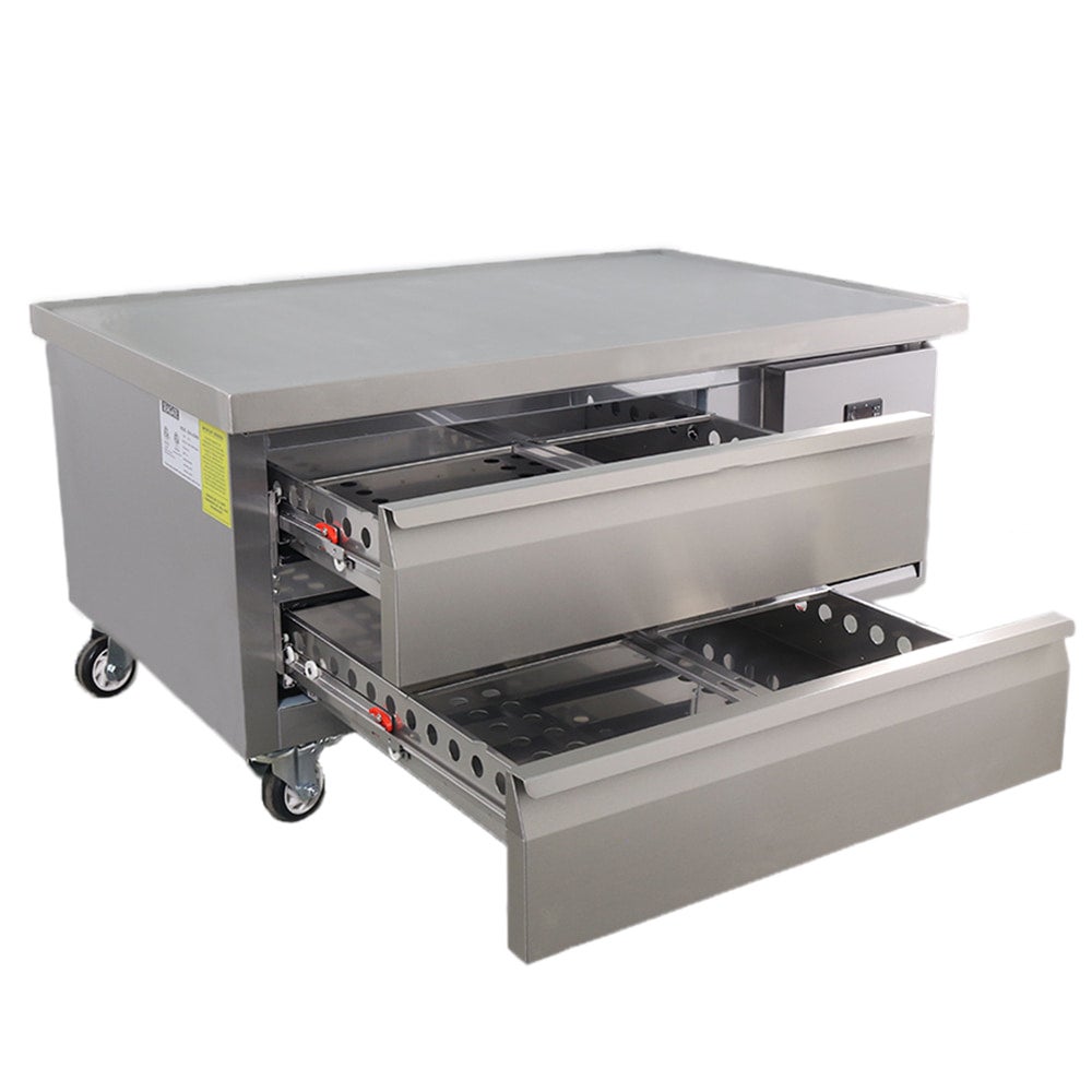 SEAGATE SCBR-62 62" 2-Drawer Refrigerated Chef Base | 8.7 Cu. Ft.