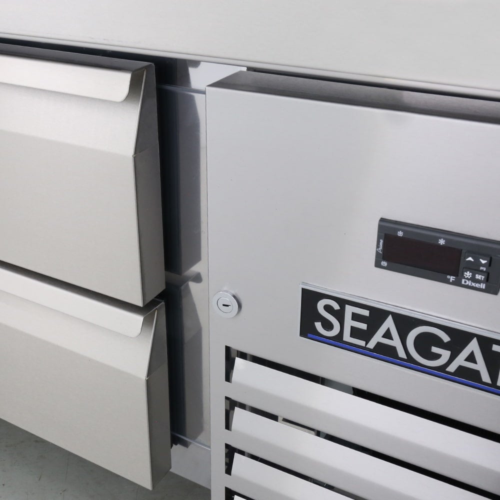 SEAGATE SCBR-62 62" 2-Drawer Refrigerated Chef Base | 8.7 Cu. Ft.