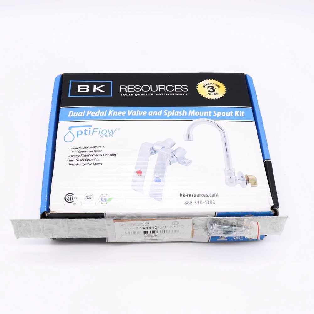 BK Resources APHS-W1410-SSBKKPG Knee Valve Hand Sink (Scratch & Dent 7)