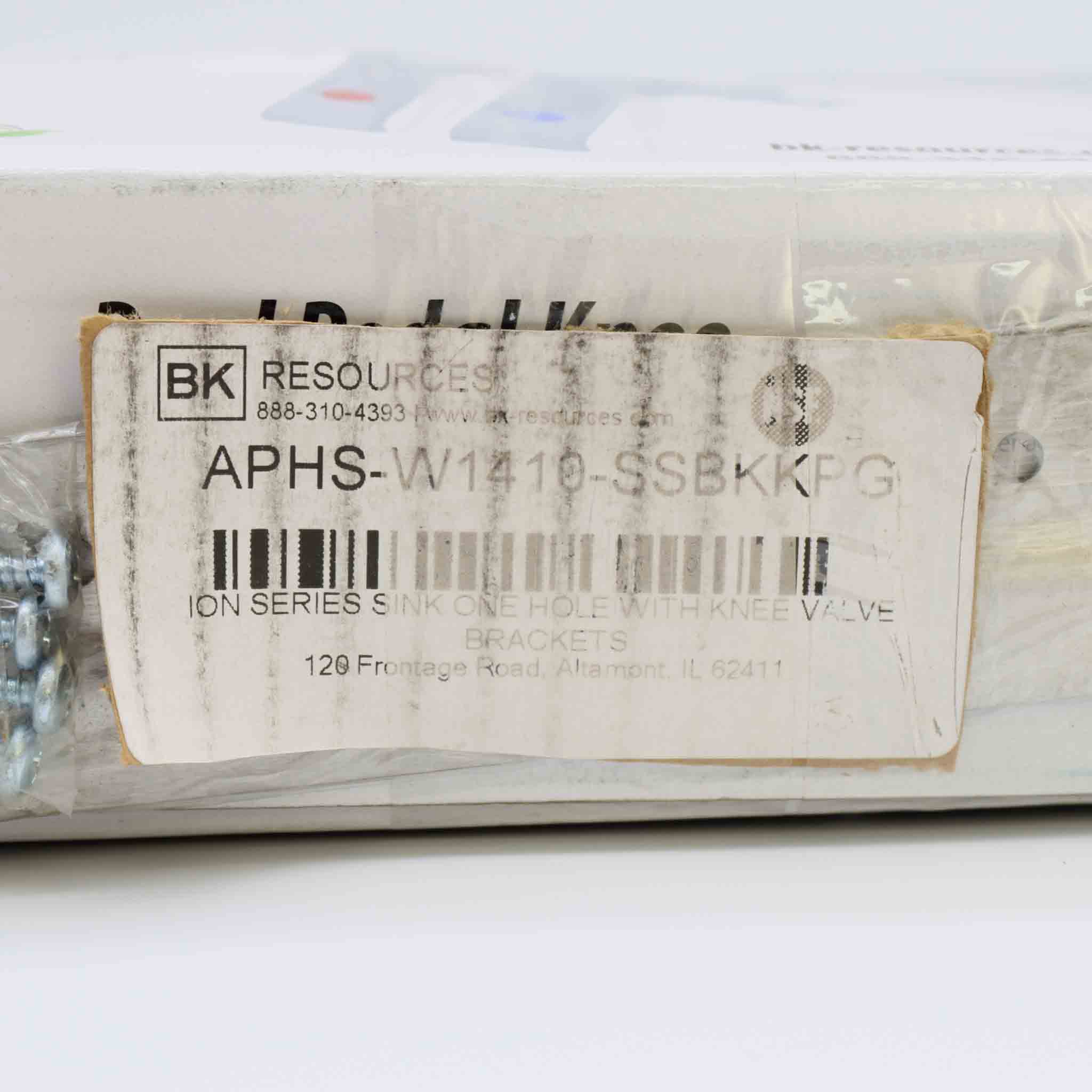 BK Resources APHS-W1410-SSBKKPG Knee Valve Hand Sink (Scratch & Dent 8)