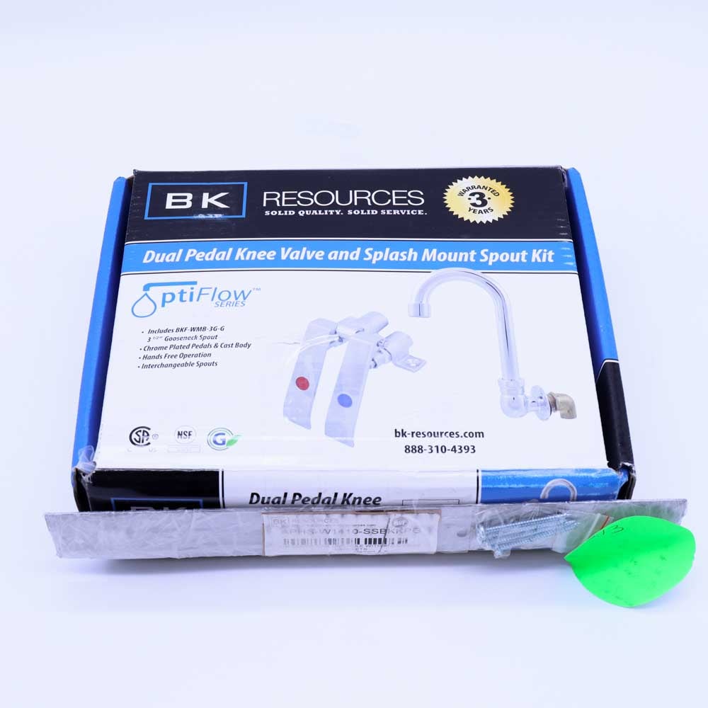 BK Resources APHS-W1410-SSBKKPG Foot Valve Hand Sink (Scratch & Dent 6)