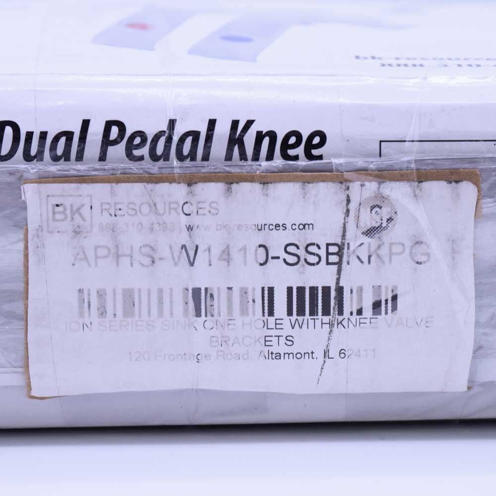 BK Resources APHS-W1410-SSBKKPG Foot Valve Hand Sink (Scratch & Dent 6)