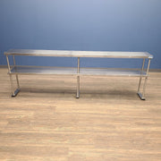 BK Resources BK-OSD-1296 96" Stainless Steel Double Overshelf (Scratch & Dent 1)