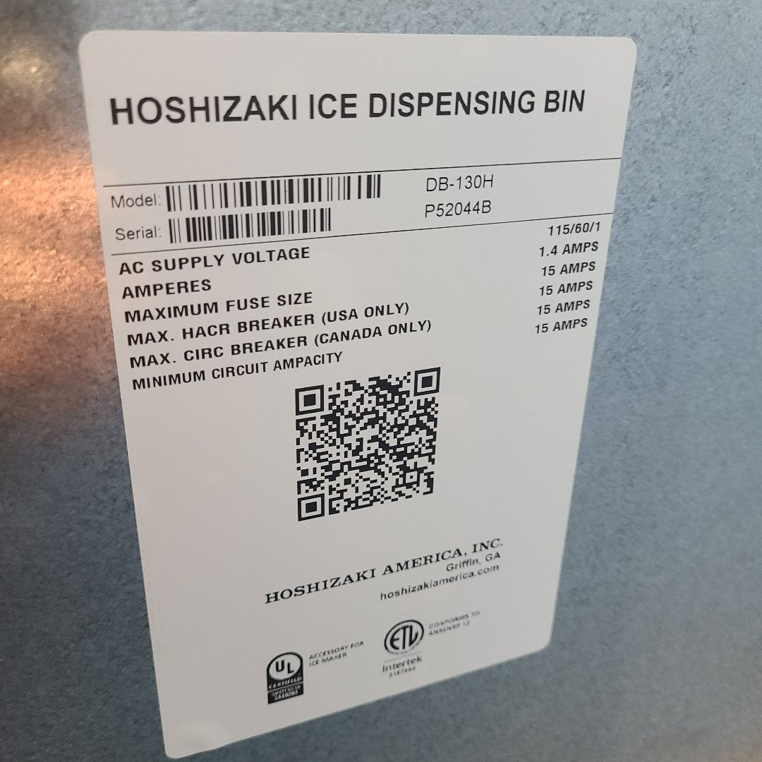 Hoshizaki DB-130H 22" 130 lb. Hotel Ice Dispenser (Scratch & Dent 044B)