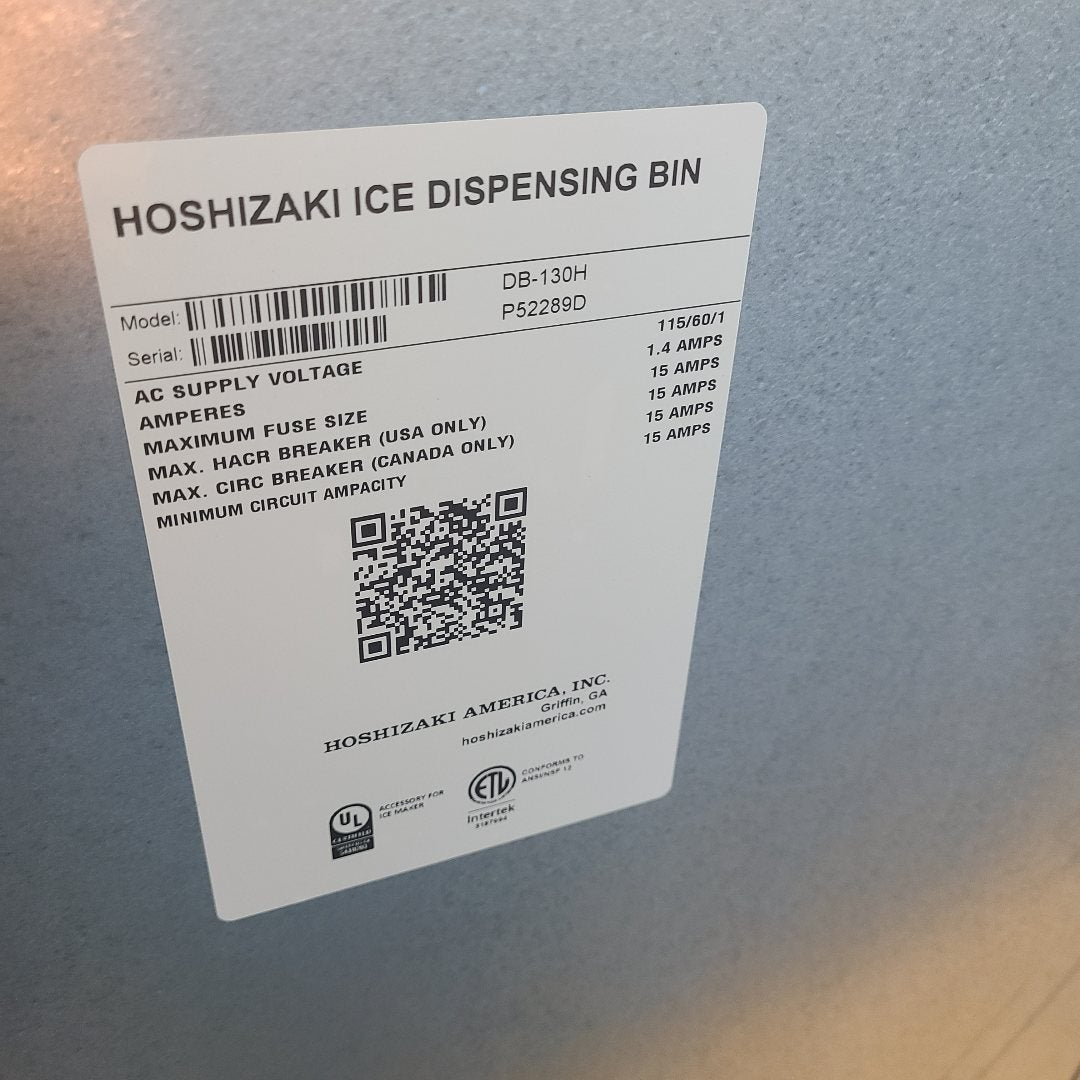 Hoshizaki DB-130H 22" 130 lb. Hotel Ice Dispenser (Scratch & Dent 289D)