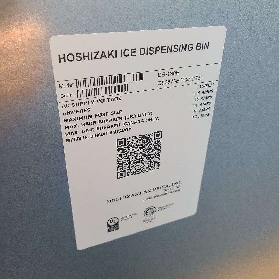 Hoshizaki DB-130H 22" 130 Lbs. Ice Dispenser (Scratch & Dent 673B)