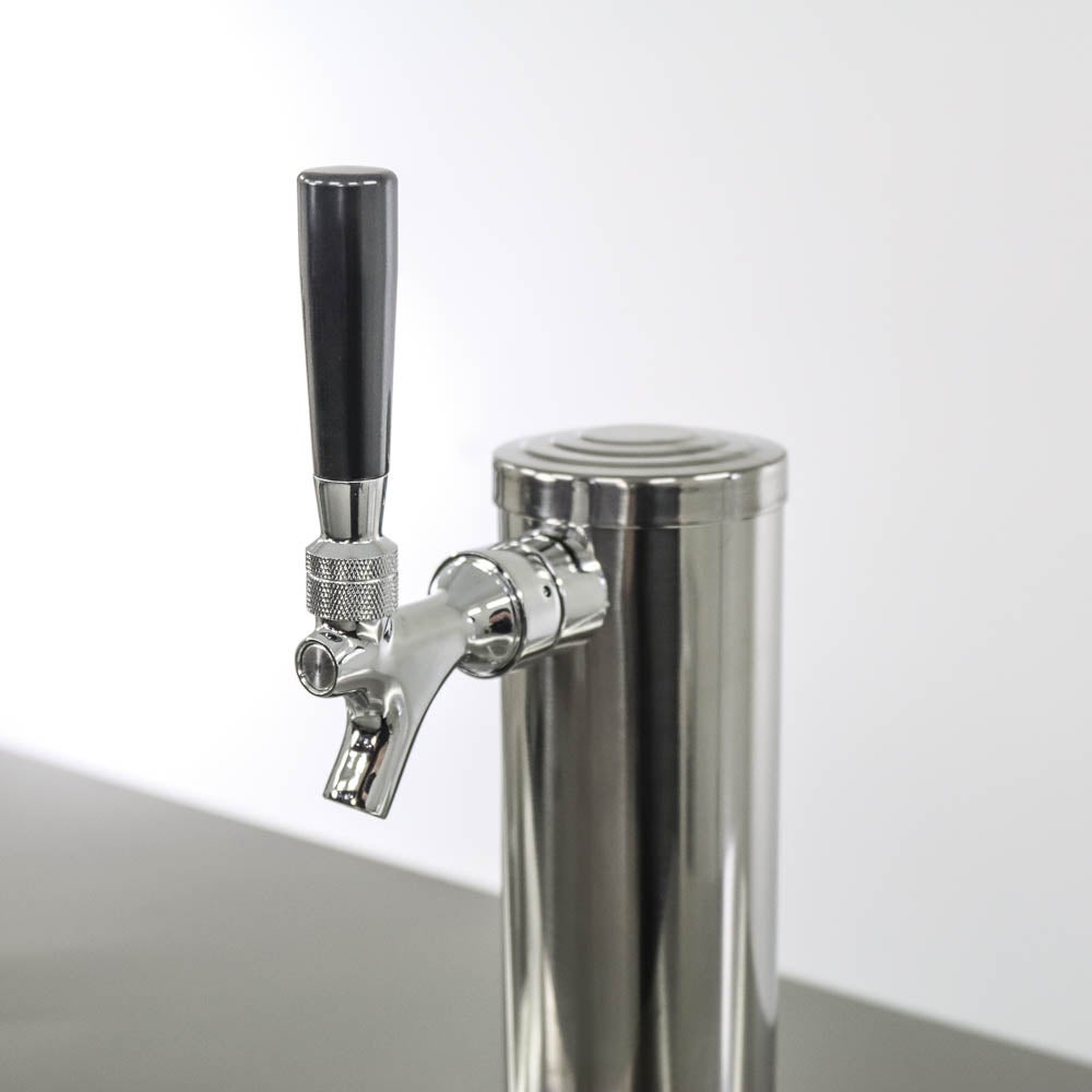 Migali C-DD72-3-HC 3 Door Stainless Steel Draft Beer Cooler (Scratch & Dent 1887)