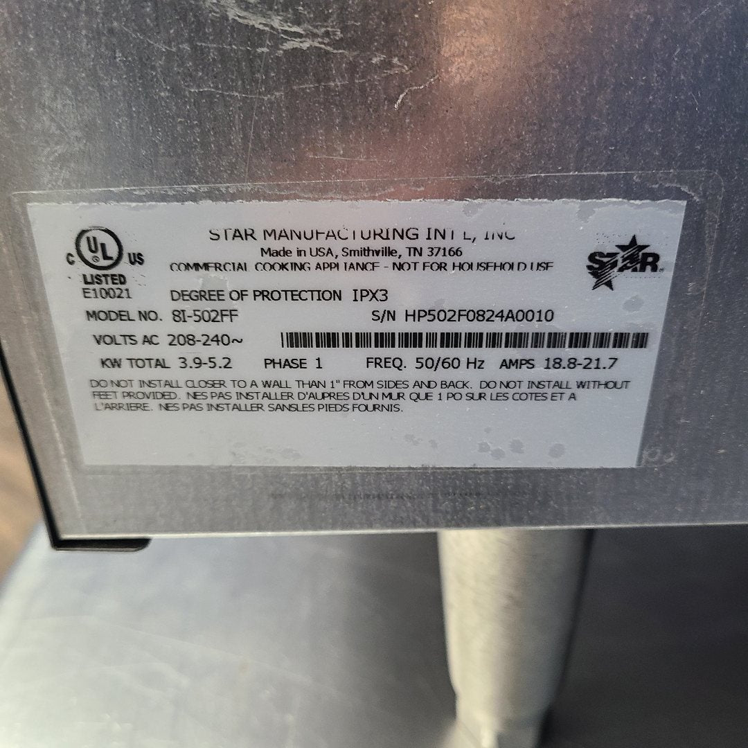 Star 502FF 2 Burner Electric Countertop Hot Plate (Scratch & Dent 0010)