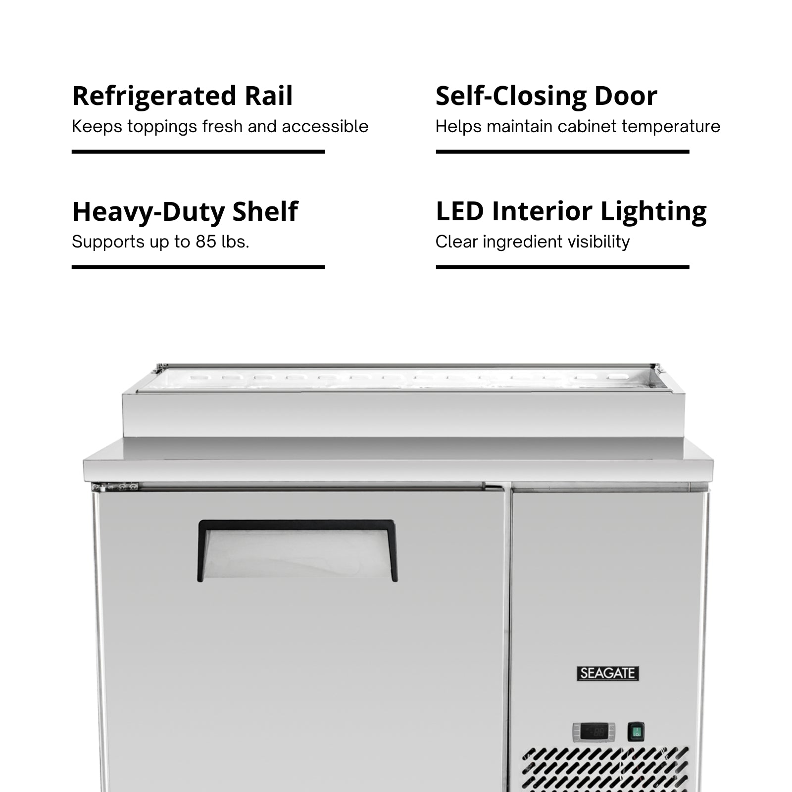 SEAGATE Commercial Products SP44 Pizza Prep Table