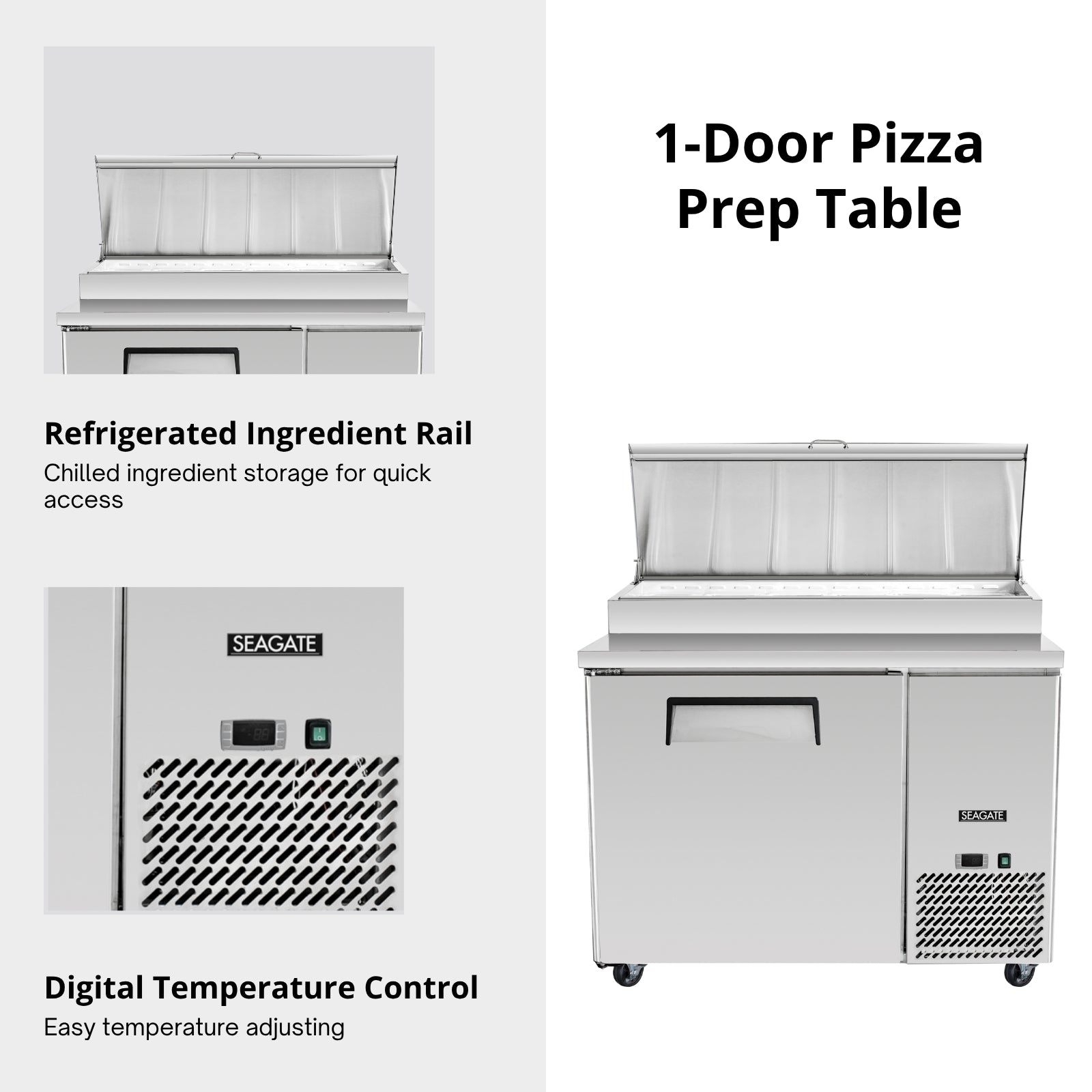 SEAGATE Commercial Products SP44 Pizza Prep Table