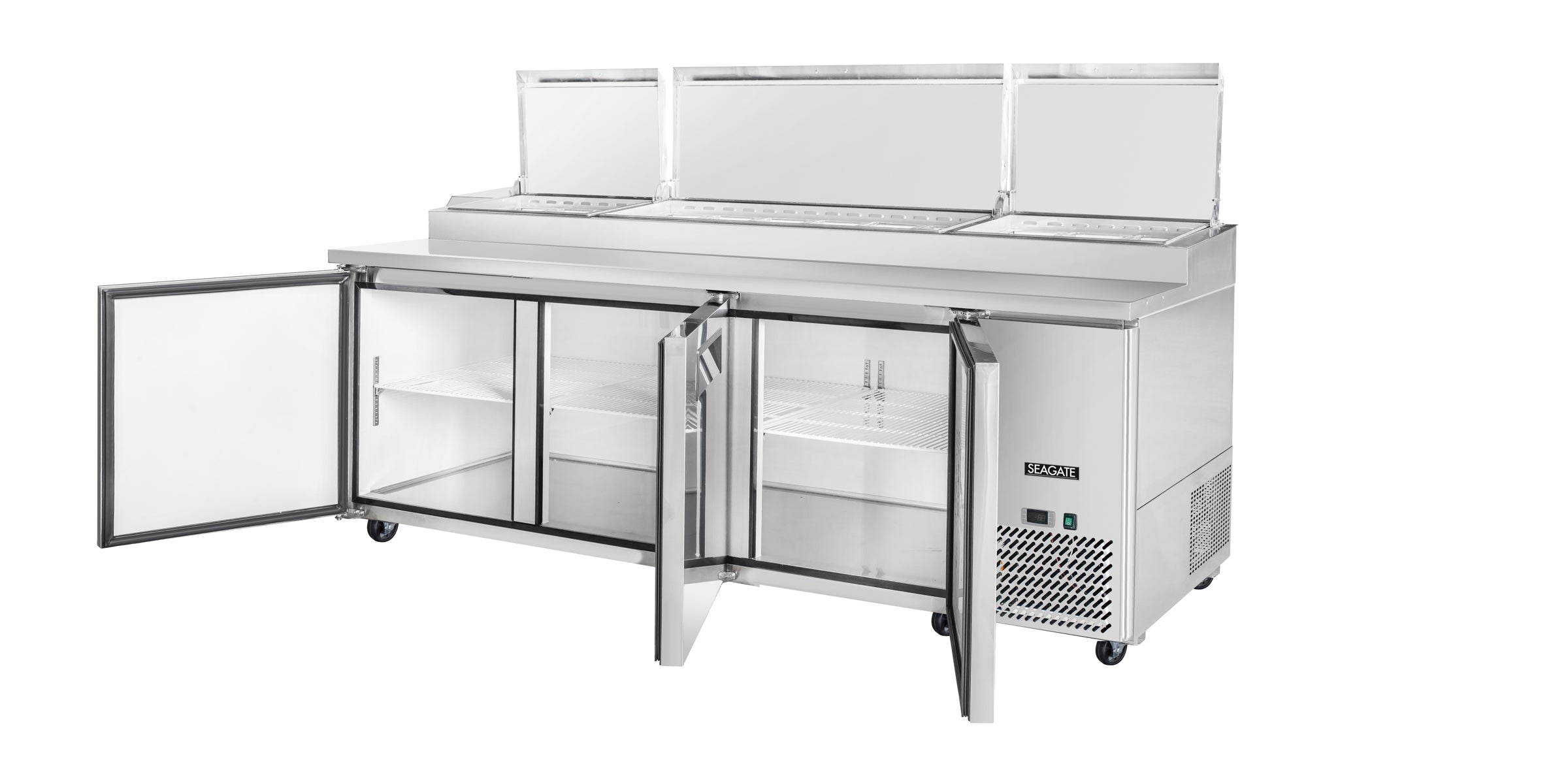 SEAGATE Commercial Products SP93 Refrigerated Counter, Pizza Prep Table