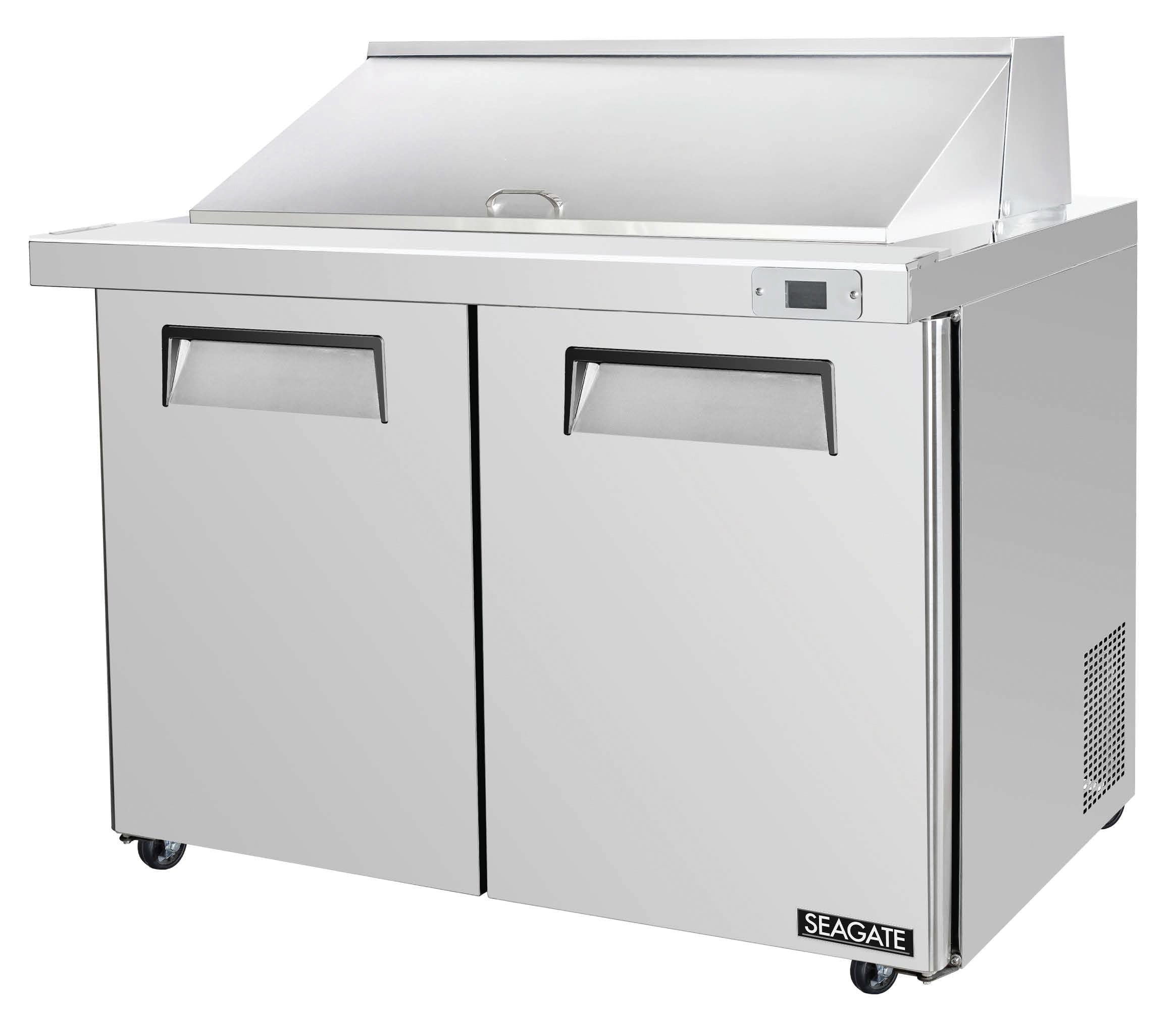 SEAGATE Commercial Products SSP48-18M Refrigerated Counter, Mega Top Sandwich / Salad Unit