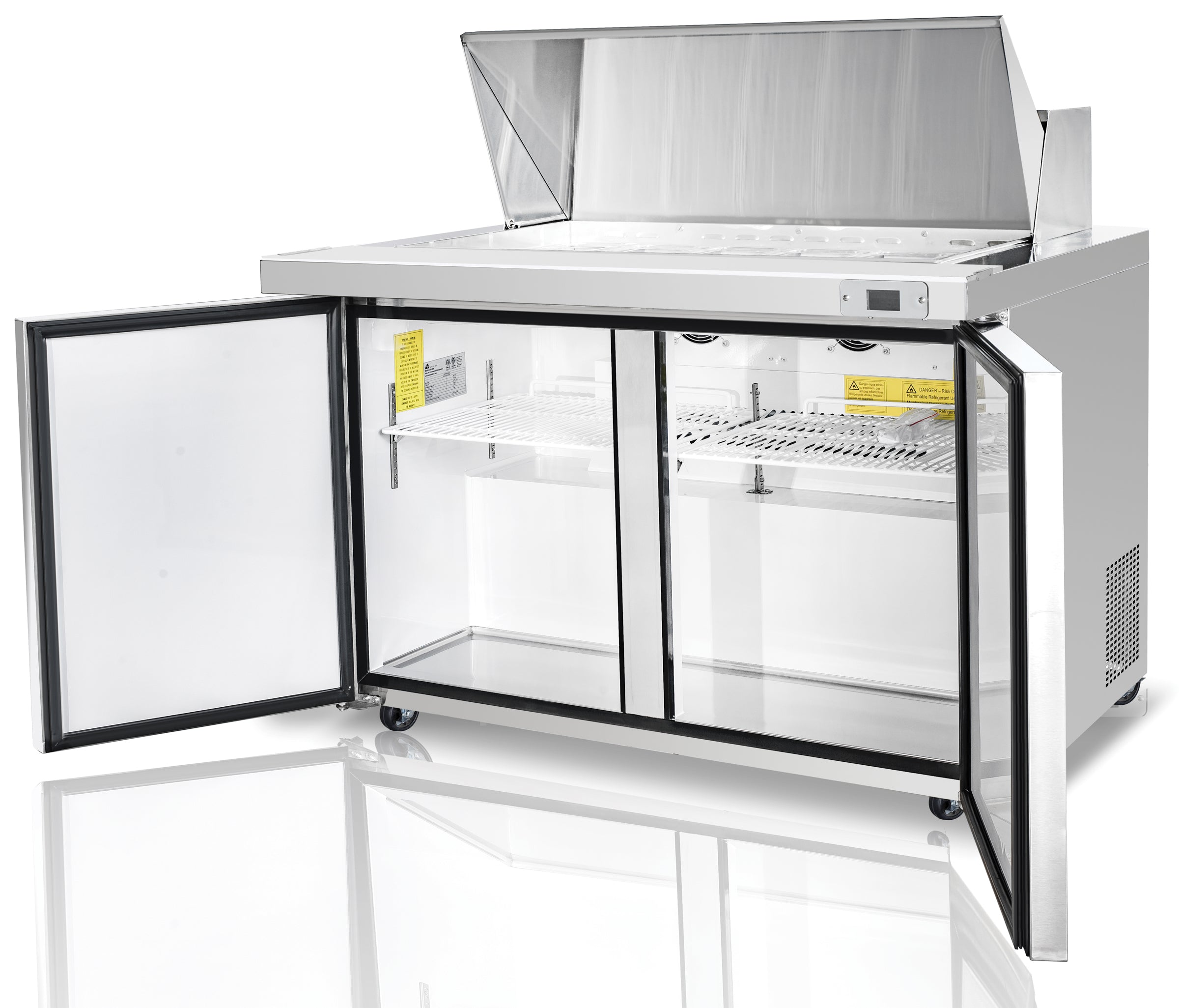 SEAGATE Commercial Products SSP60-24M Refrigerated Counter, Mega Top Sandwich / Salad Unit