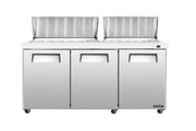 SEAGATE Commercial Products SSP72-30M Refrigerated Counter, Mega Top Sandwich / Salad Unit