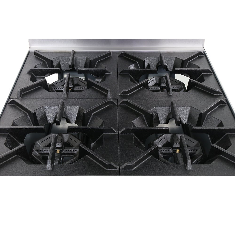 SEAGATE SGR-4-24 24" Gas Range w/ 4-Burners & Standard Oven | 152,000 BTU