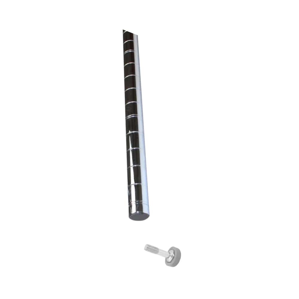 Thunder Group CMPC086 86" Chrome Shelving Post (Closeout)