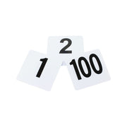 Thunder Group PLTN4100 Plastic Table Number Cards 1-100 (Closeout)