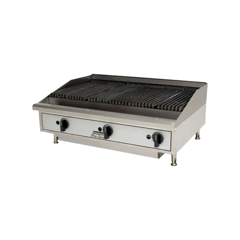 Toastmaster TMLC36 Lava Rock 36" Gas Countertop Charbroiler (Closeout)