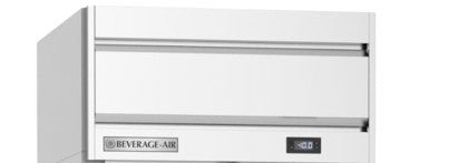 Beverage Air HF2HC-1HS 52" 4 Solid Half Door Top Mount Reach-In Freezer | 45.2 Cu. Ft.