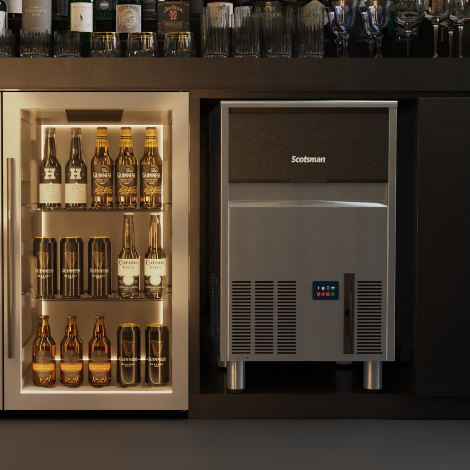 Scotsman UC0918GAX-1 Ice Maker with Bin, Cube-Style