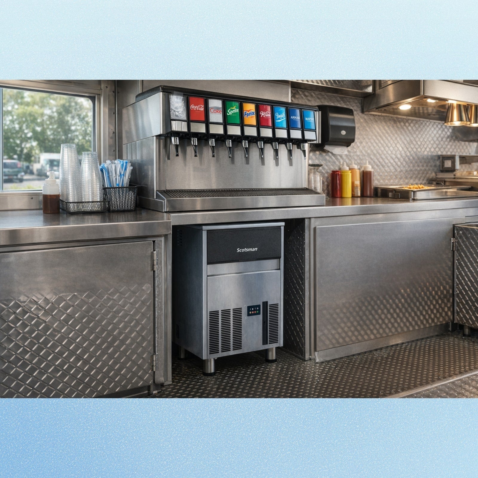 Scotsman UC0918GAX-1 Ice Maker with Bin, Cube-Style