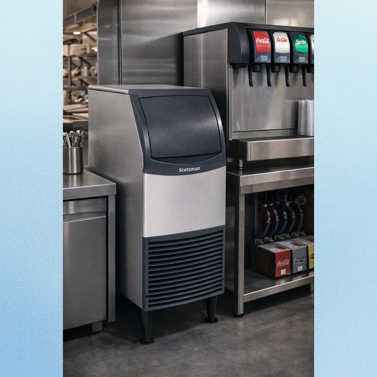 Scotsman UF1415AX-1 Ice Maker with Bin, Flake-Style