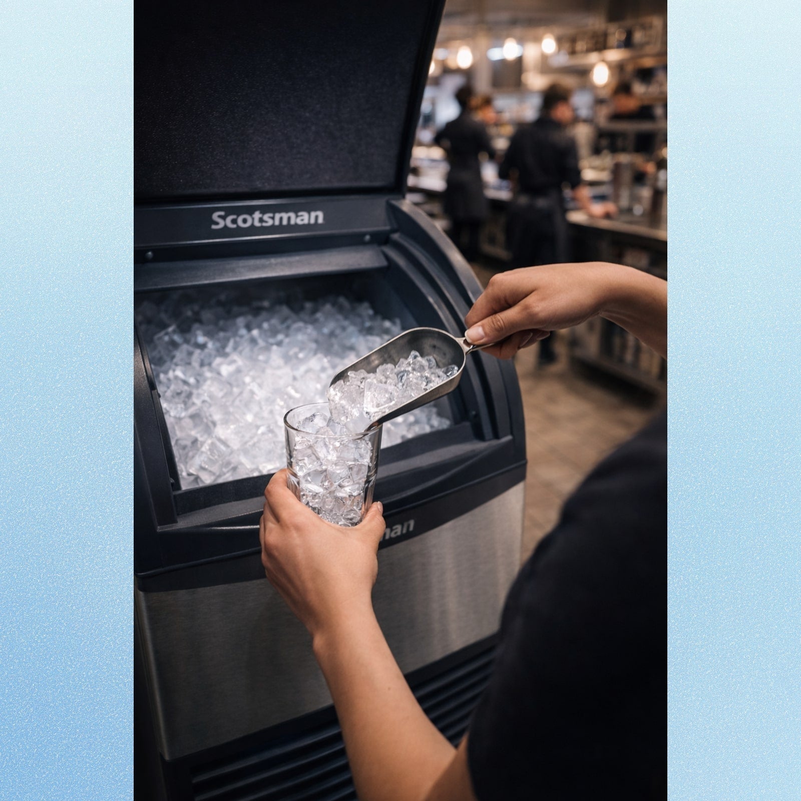 Scotsman UF1415AX-1 Ice Maker with Bin, Flake-Style