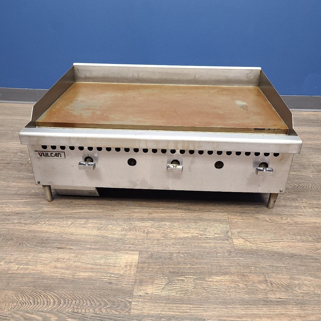 Used Vulcan VCRG36-M1 36" Manual Gas Griddle | Stock No. 1016045