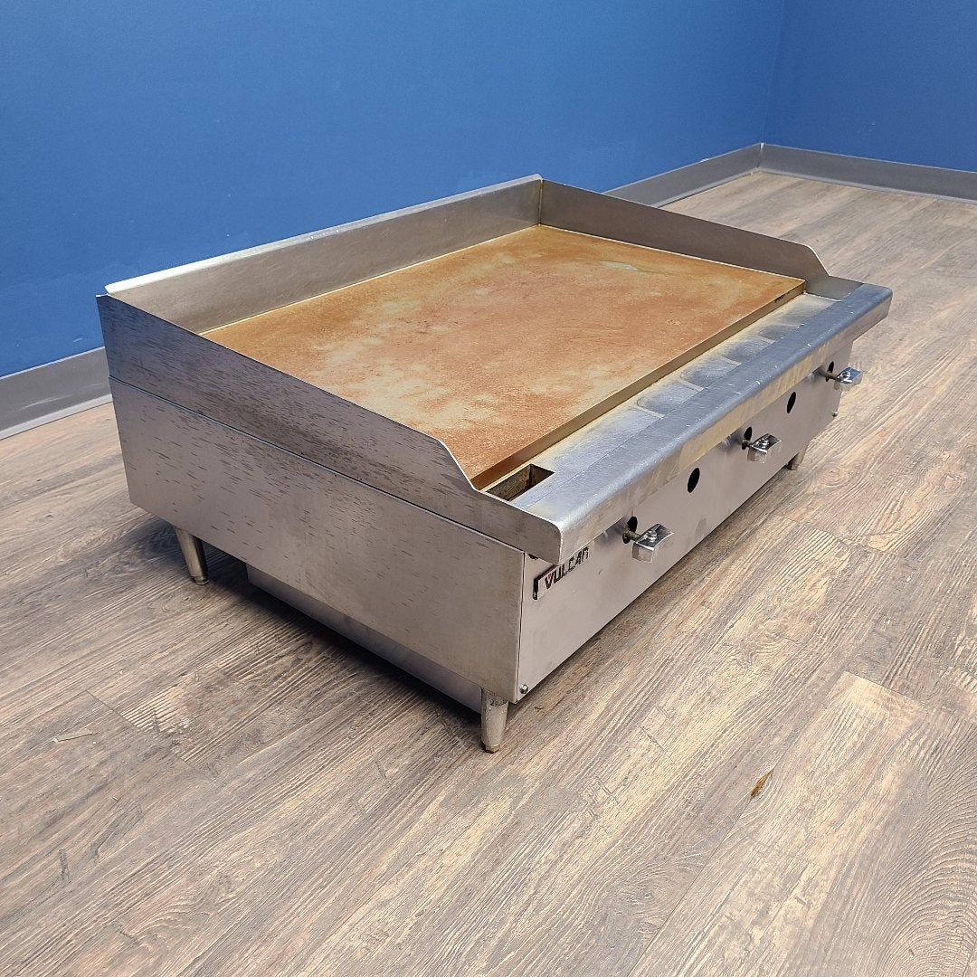 Used Vulcan VCRG36-M1 36" Manual Gas Griddle | Stock No. 1016045