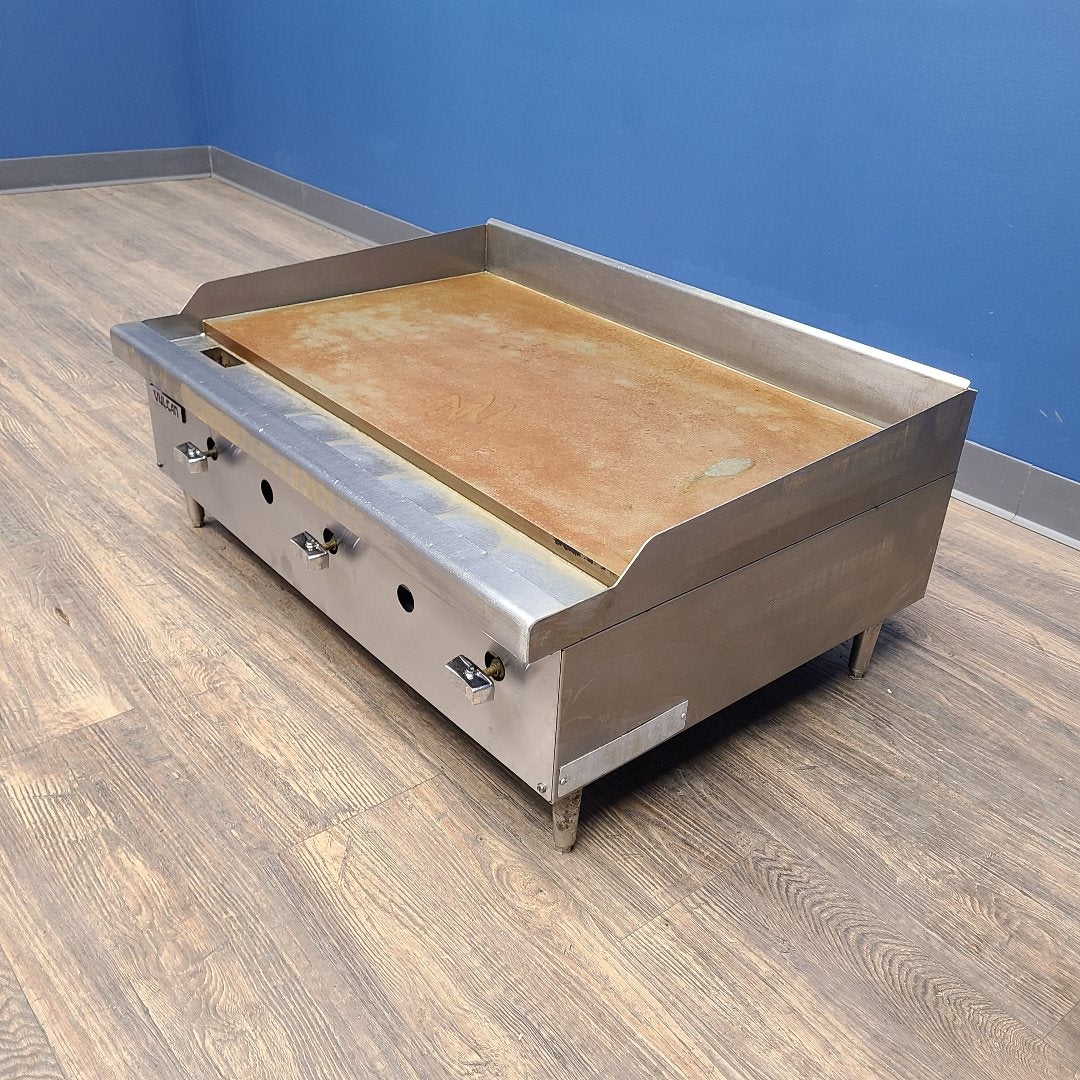 Used Vulcan VCRG36-M1 36" Manual Gas Griddle | Stock No. 1016045