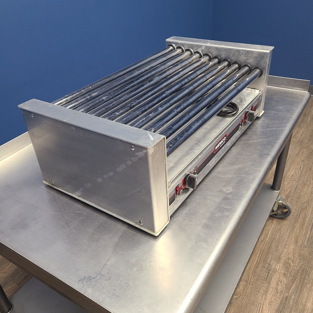 Used Nemco 8036-SLT Slant 36 Hot Dog Roller Grill | Stock No. 1024541