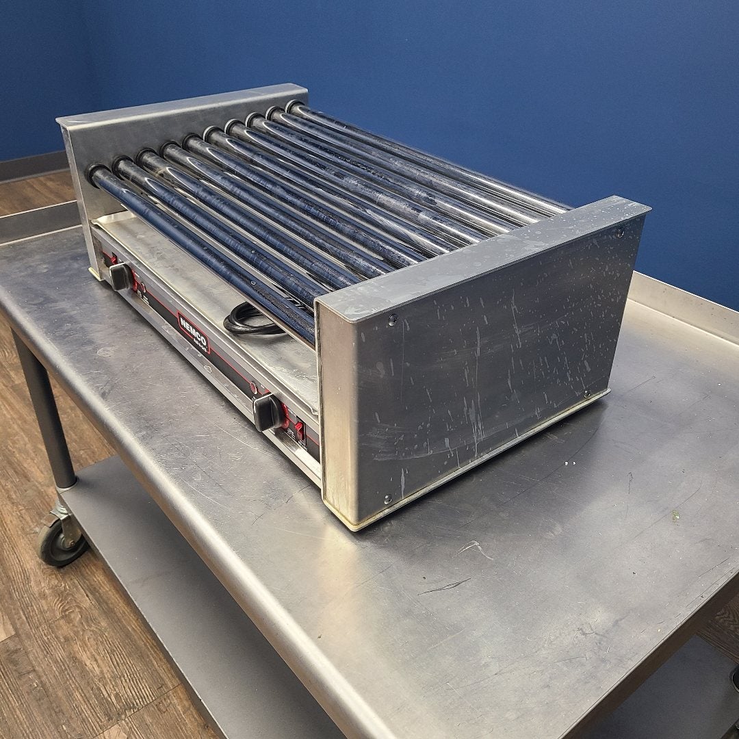 Used Nemco 8036-SLT Slant 36 Hot Dog Roller Grill | Stock No. 1024541