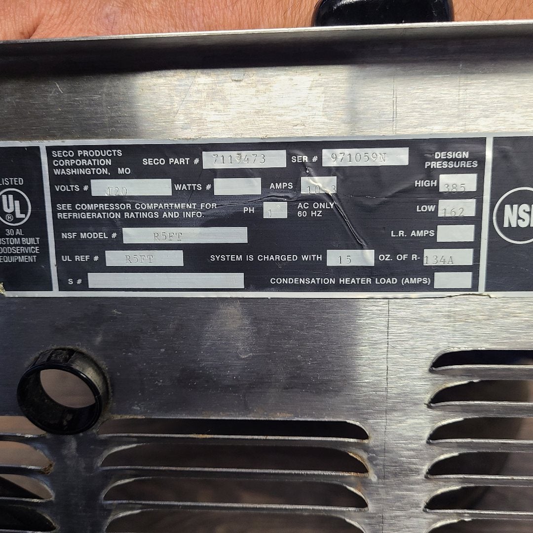 Used Seco R5FT 60" Refrigerated Cold Well | Stock No. 1024556