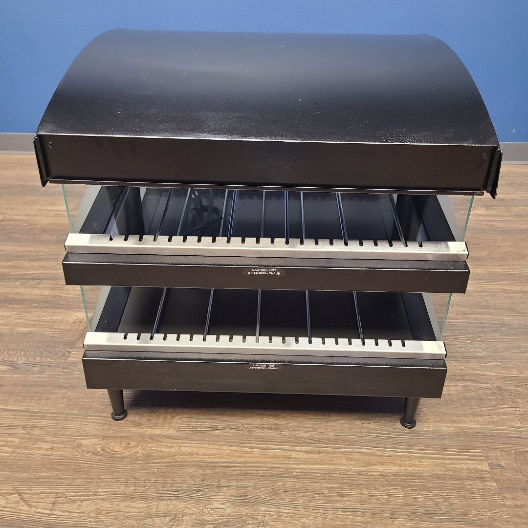 Used Hatco GR3SDS-27DCT Slant 2-Tier Merchandising Warmer | Stock No. 1024560