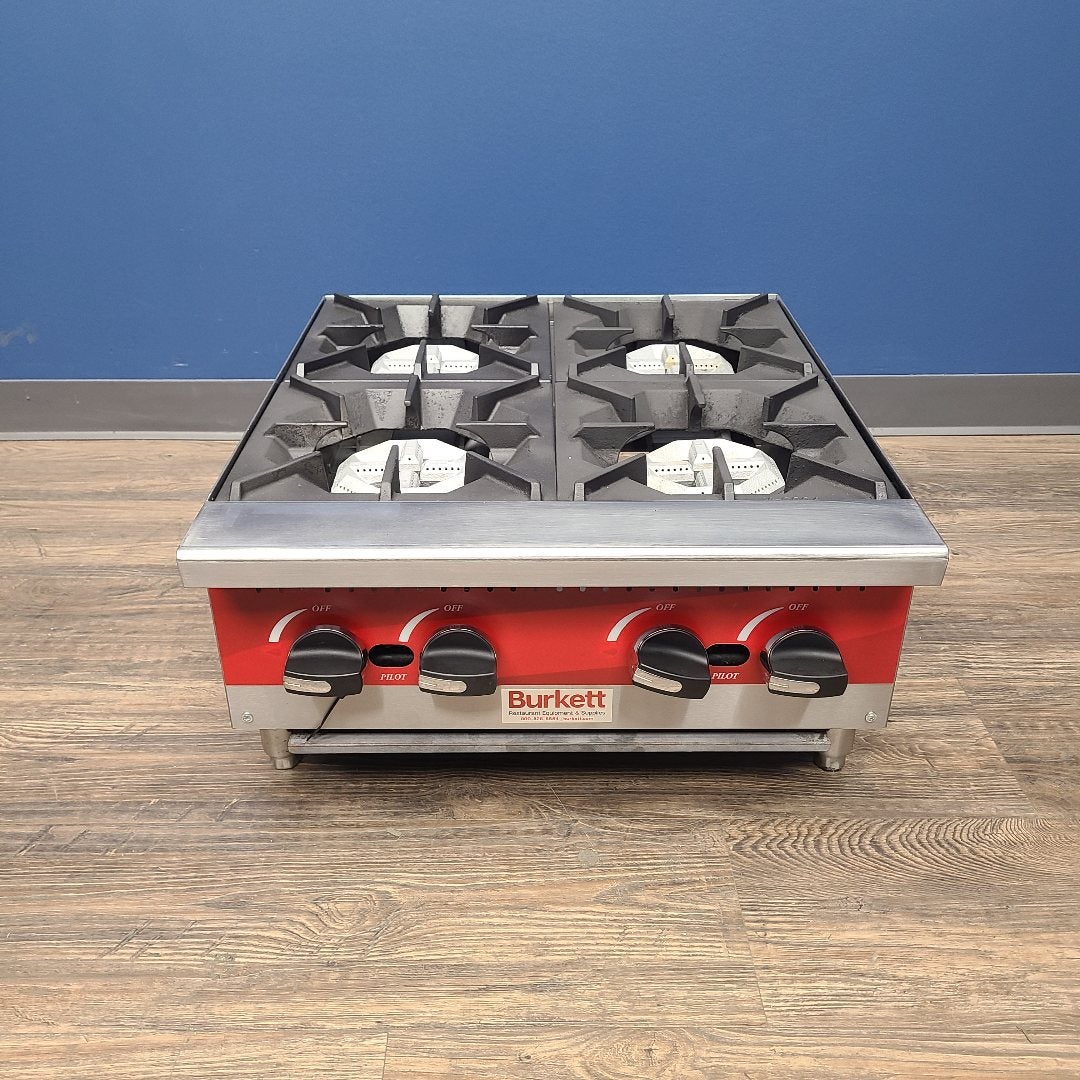 Used Atosa ATHP-24-4 4-Burner Countertop Gas Hot Plate | Stock No. 827393
