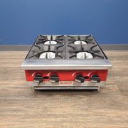 Used Atosa ATHP-24-4 4-Burner Countertop Gas Hot Plate | Stock No. 827393