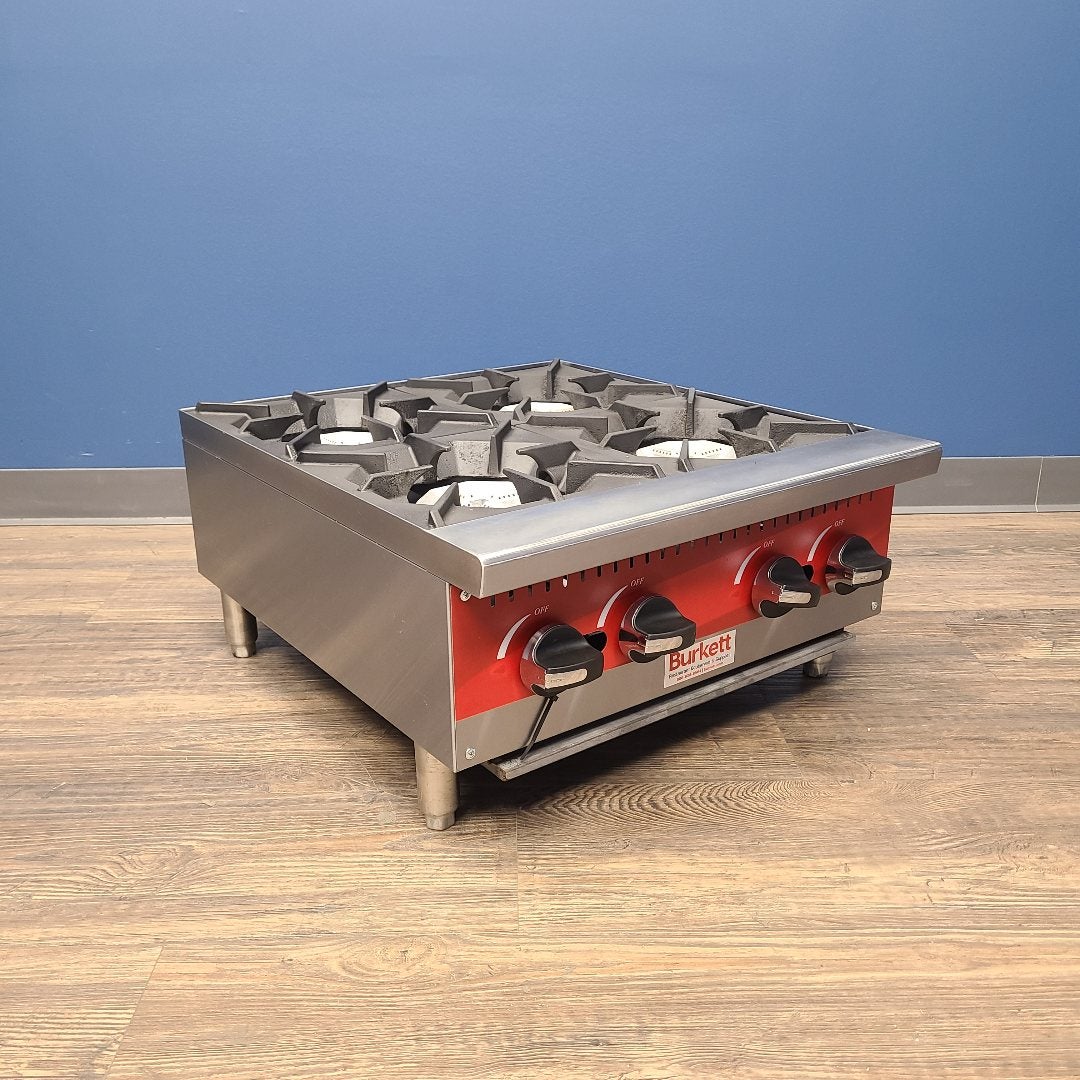 Used Atosa ATHP-24-4 4-Burner Countertop Gas Hot Plate | Stock No. 827393