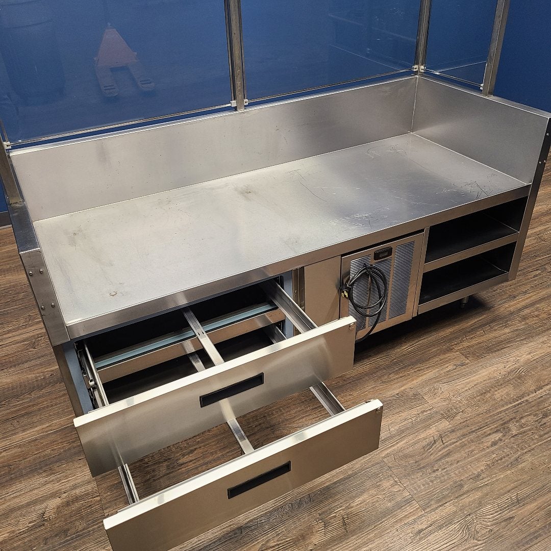Used Delfield F2952 75" 2 Drawer Chef Base  | Stock No. 909071