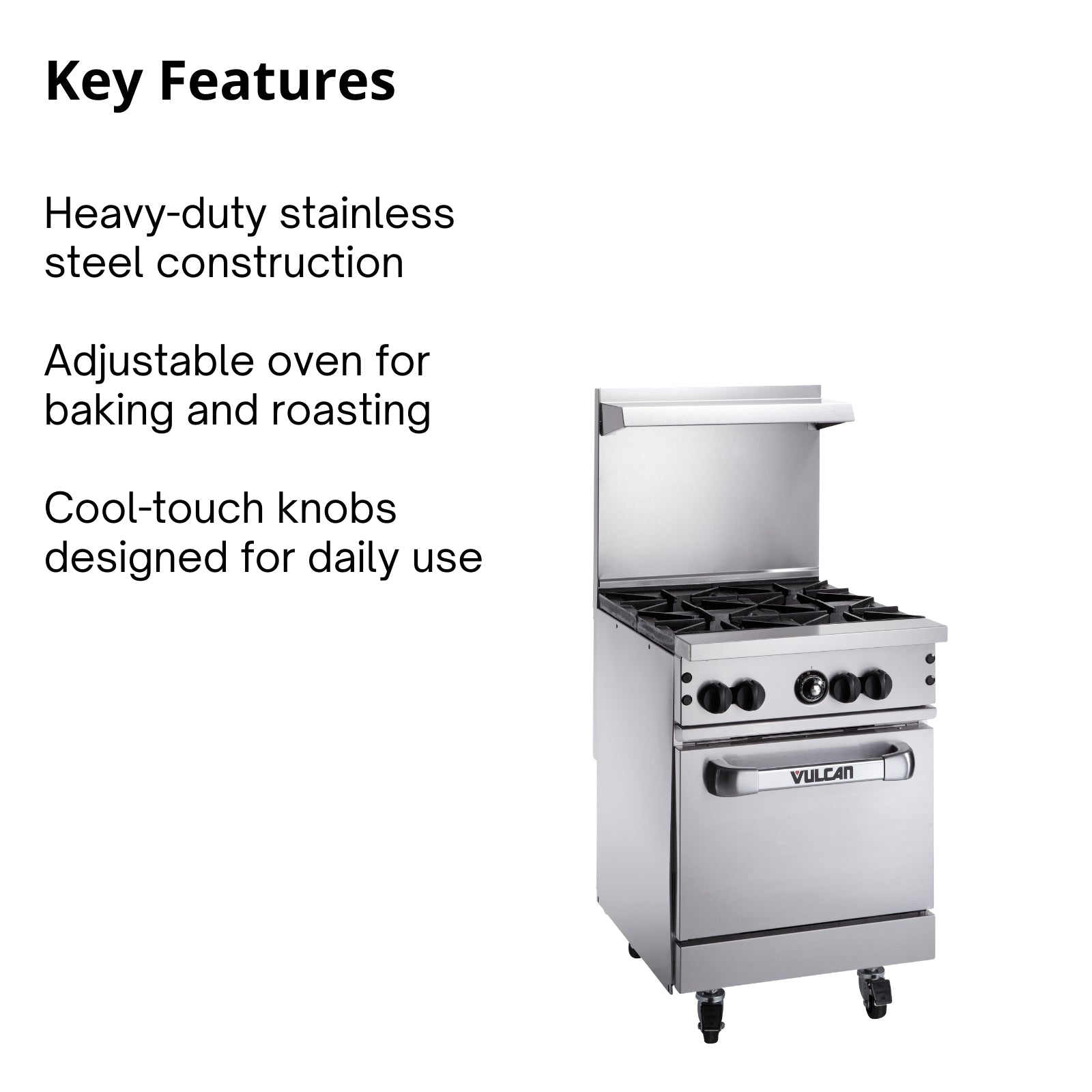 Vulcan 24S-4B 24" Restaurant Gas Range