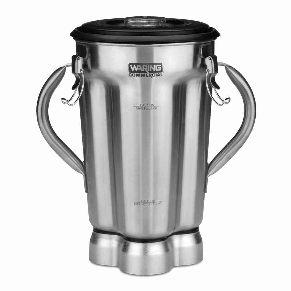 Waring CAC72 128 oz. Blender Container w/Lid - Stainless Steel