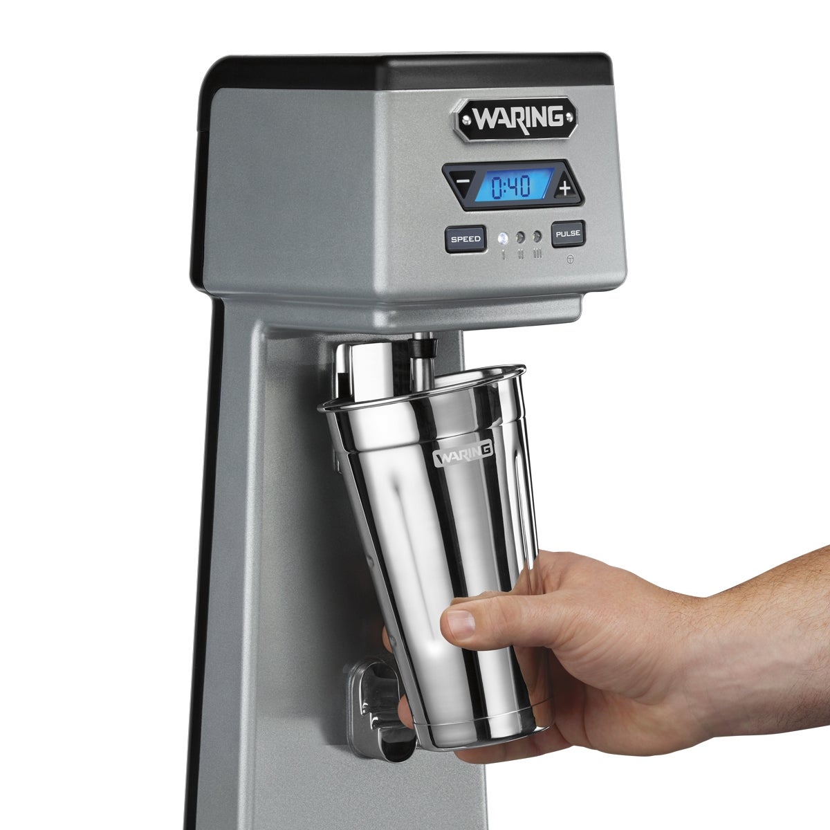 Waring WDM120TX Single Spindle Countertop Drink Mixer | 1 HP