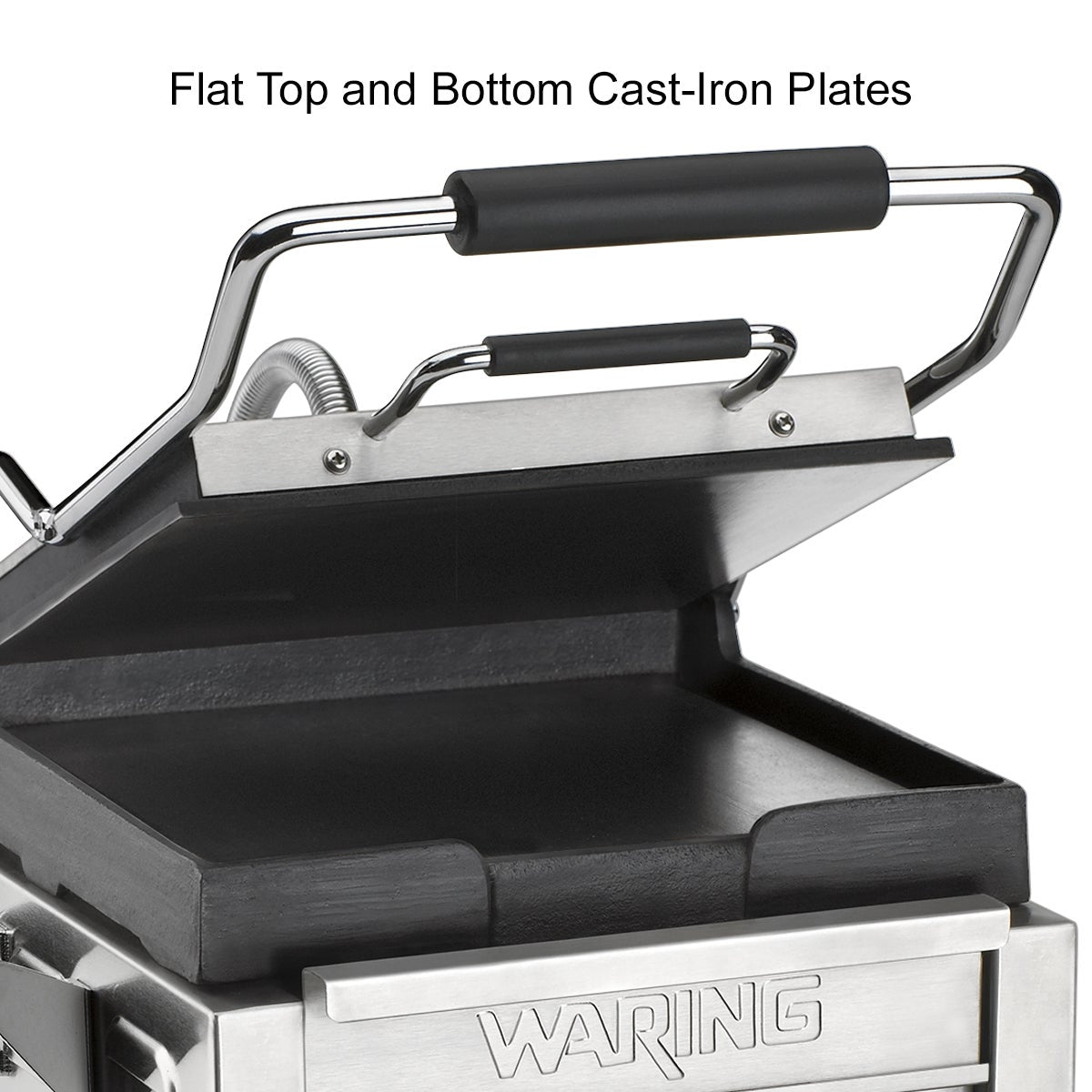 Waring Tostato Perfetto WFG150 9.75" Smooth Cast Iron Sandwich Grill